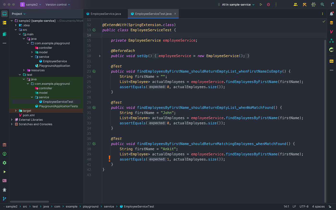 EmployeeServiceTest.java in Sample2